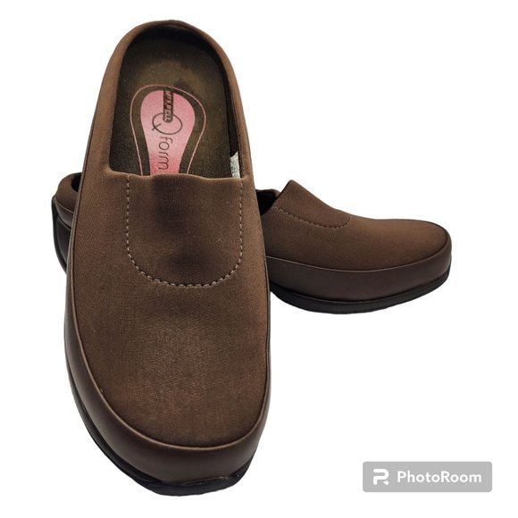 Women's Merrell Spire Slide Dark Brown Size 6.5 Q Form Air Cushion Heel EUC - Picture 1 of 10